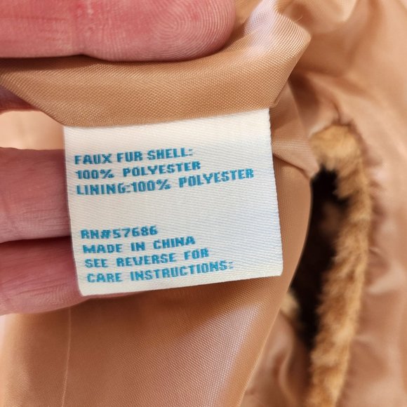 SOLD-C&C California Sherpa Shacket NWT Womens Size S Long Button Front Brown - Picture 10 of 13